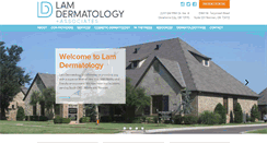 Desktop Screenshot of lam-dermatology.com